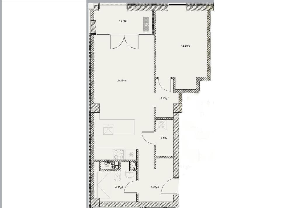 Apartment · 2 rooms · 55 m² · Yerevan