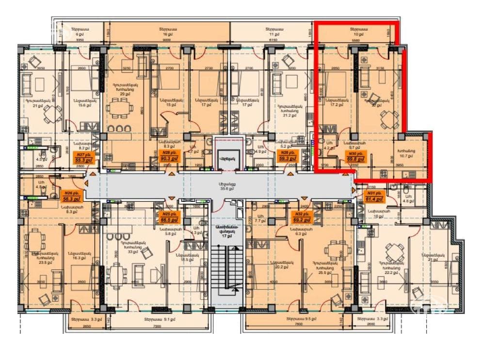 Квартира · 70 м² · Ереван
