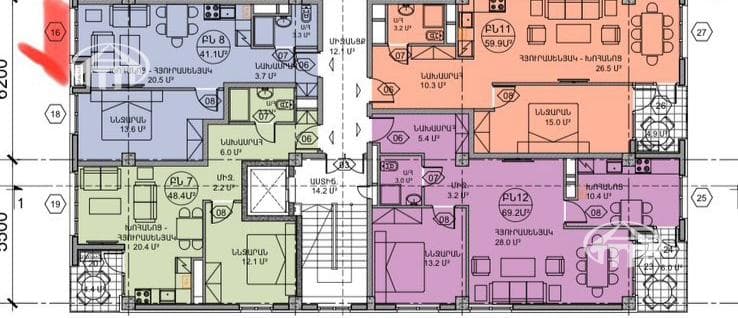 Квартира · 41 м² · Ереван