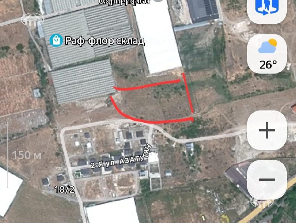 Հողատարածք · 10 000 մ² · Ձորաղբյուր