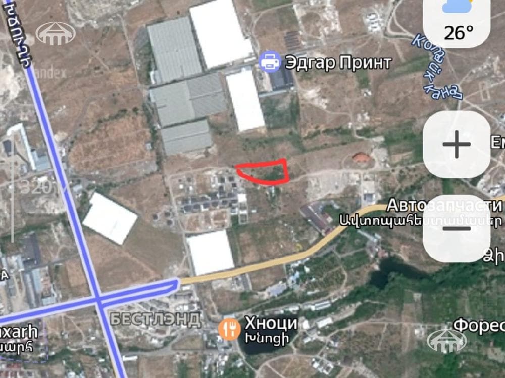 Участок · 3 504 м² · Дзорахпюр