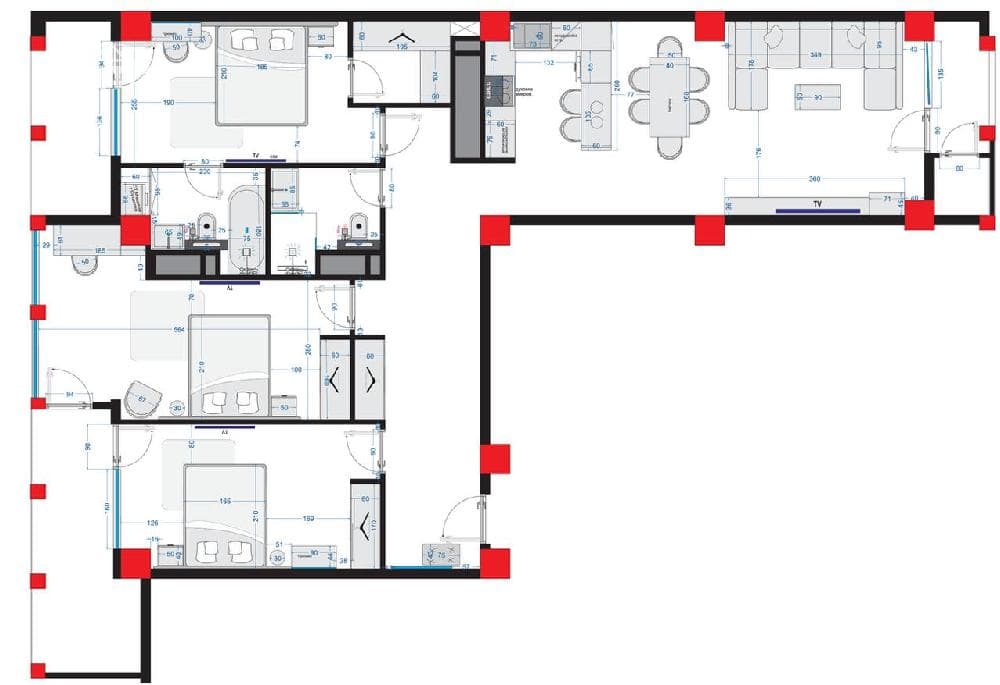 Apartment · 134 m² · Arabkir