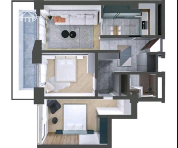Apartment · 4 rooms · 102 m² · Ajapnyak