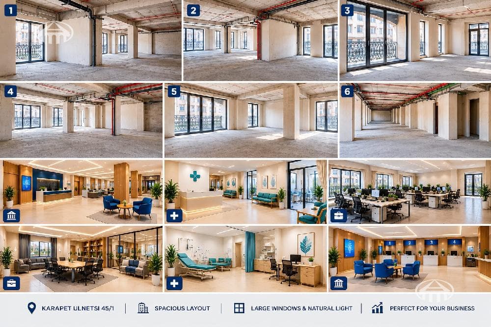 Office · 600 m² · Kanaker-Zeytun