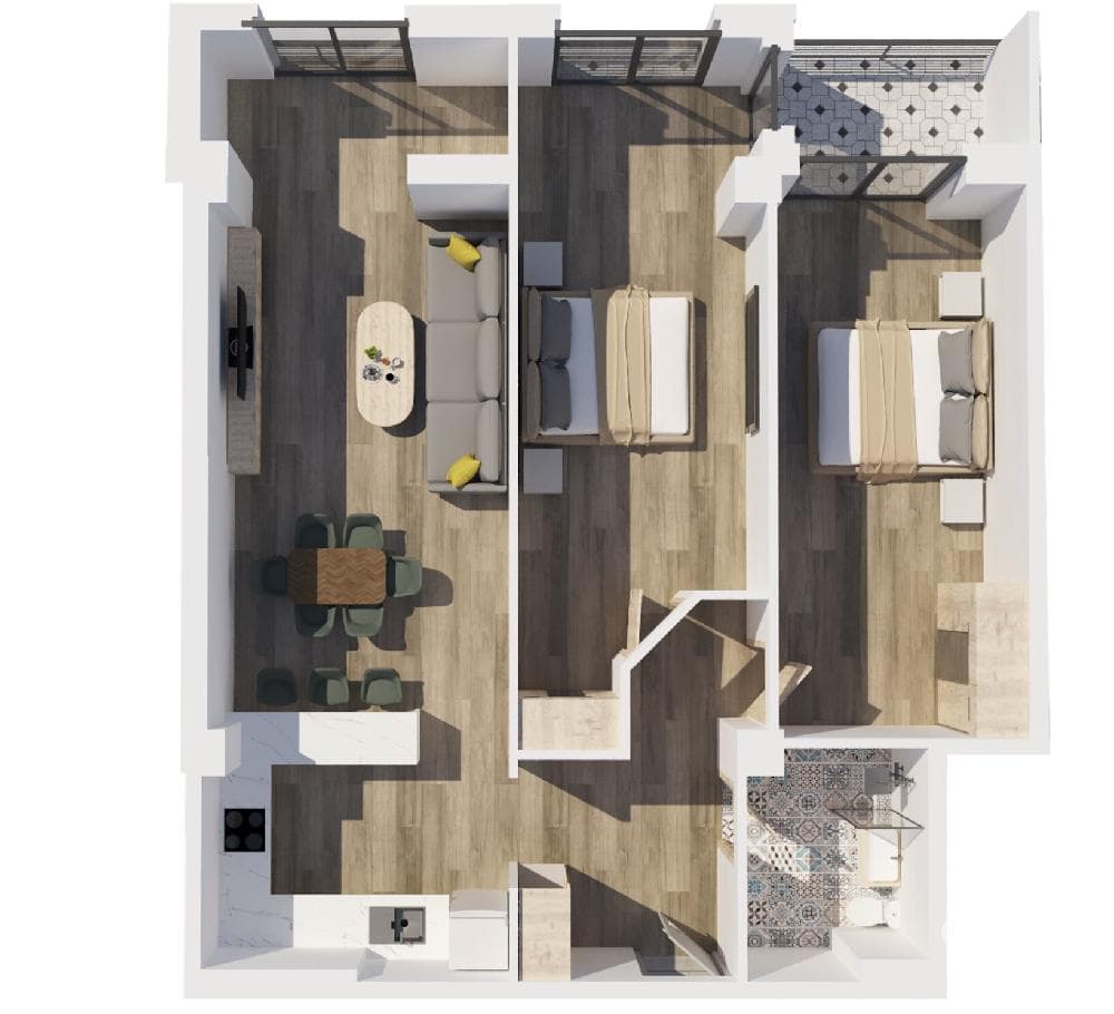 Apartment · 3 rooms · 91 m² · Avan
