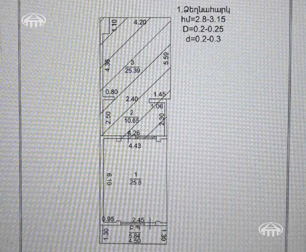 Квартира · 5 комн. · 277 м² · Кентрон
