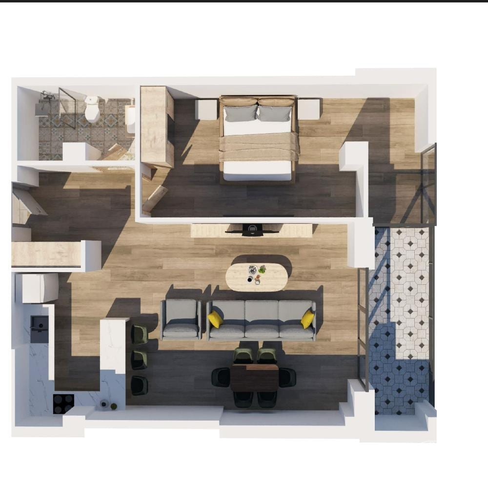 Apartment · 2 rooms · 67.7 m² · Avan