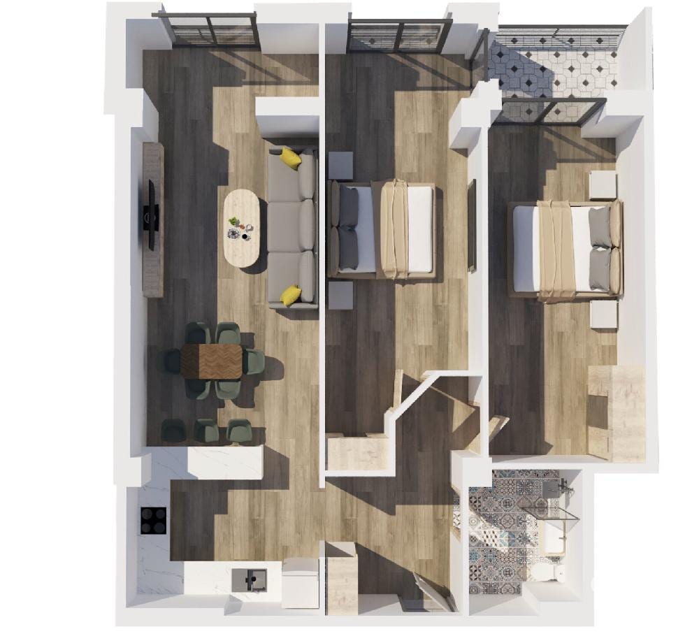 Apartment · 3 rooms · 91 m² · Avan